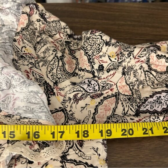 ❤️ Atelier Reve Floral Paisley Boho Blouse 36 or 6 - Picture 7 of 13